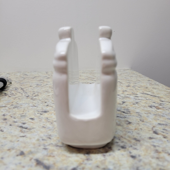 SOLD                                     Country Sunflower Ceramic Napkin Holder - Picture 3 of 5